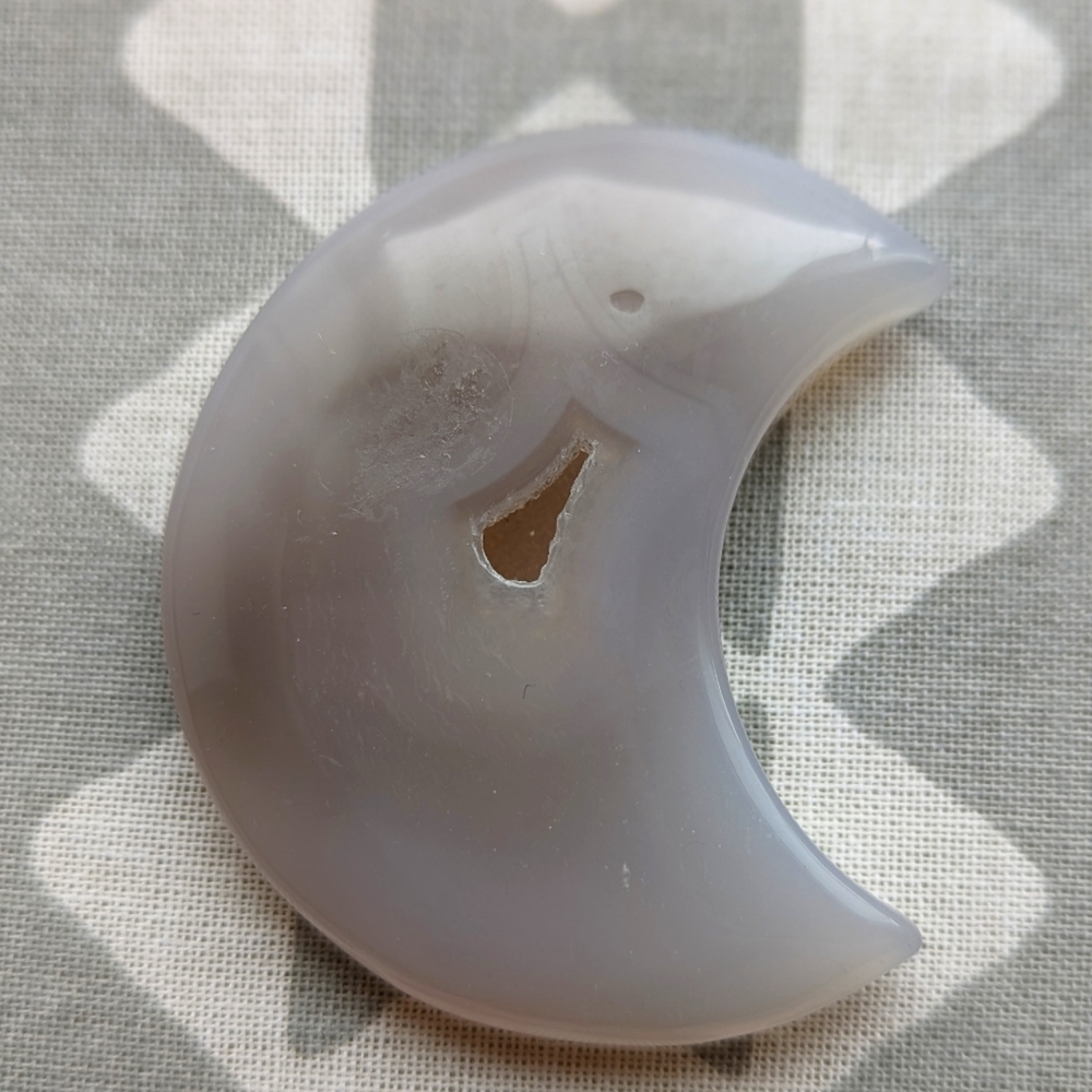 Druzy Agate Moon
